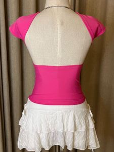Hot Pink Fitted Top