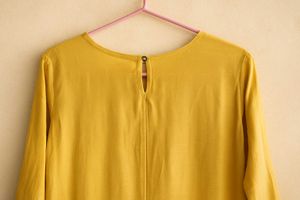 Max Mustard Embroidery Kurta