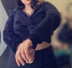 Cozy Black Fuzzy Cropped Sweater