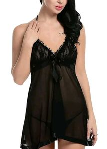 Black Lace Babydoll Lingerie