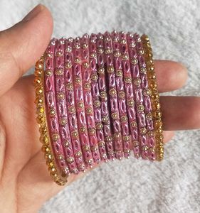 Pink Gold Bangles