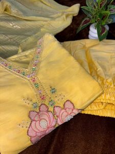 Chanderi Silk Suit Set