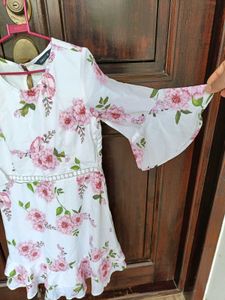 Floral Print Mini Dress