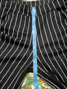 Striped Wide-Leg Pants