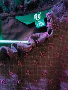 FIG Elegant Ruffled Top