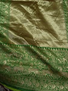 Blue &amp; Green Saree