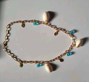 Seashell or Cowrie shell Charm Necklace