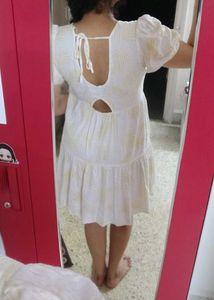 Yellow White Summer/Spring Dress 🌼
