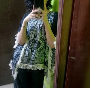 Black n White Kaftan