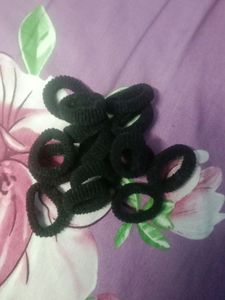 Black Soft Rubber Band