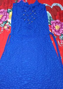 Net Dress (Navy Blue)