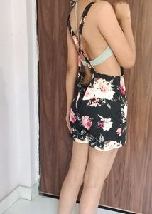 SHEIN Short Length Playsuit