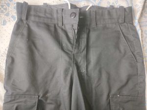 Mens Black Cargo For Party And Streat Wear