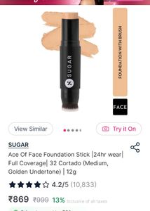 Sugar Foundation Stick