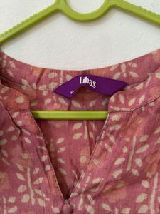 Elegant Pink Printed Kurta