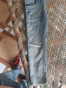 Gray Wash Denim Jeans