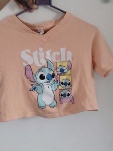 Stitch Cropped Tee