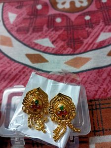 Gold Plated Jhumka Earrings