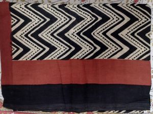 Handmade Block Printed Cotton Saree