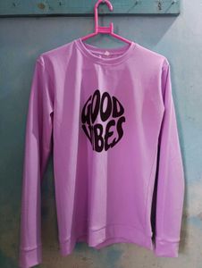 Good Vibes Lavender Pullover