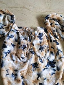 Floral Print Crop Top