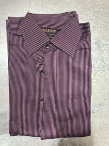 Black Plaid Button-Down Shirt