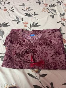 kaftan Floral Print Kurta