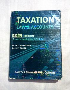 Taxation Law And Accounts