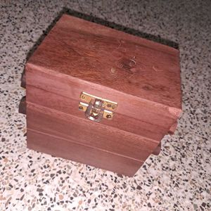 Small Wooden Jewellery storage Box