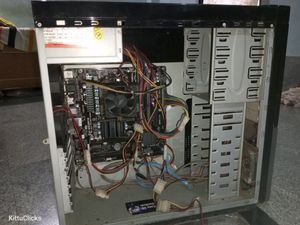 AMD Gigabyte Motherboard And Cabinet