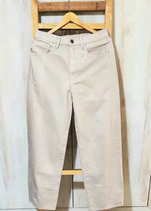 Light Brown Cotton Trouser Waist Size-30