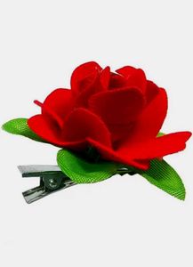 Red Rose Hair Clip (with &amp; w/o Stone)🌹
