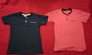 Pack Of 2 Henley T-Shirt For Boys