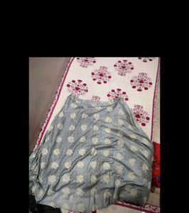 grey ethnic skirt