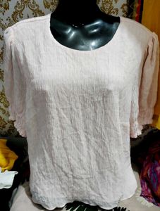 Women&#39;s Puff Sleeve Top Inner Attached