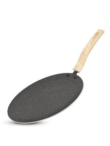 Bergner Earth Black Non Stick 26cm Concave Tawa