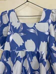 Floral Puff Sleeve Dress