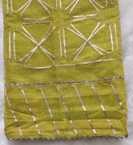 Chanderi Gota Patti Suit Material