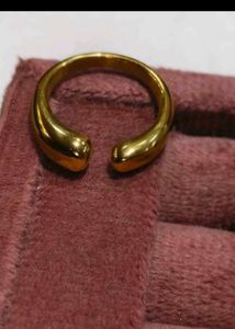 Steel chic band rings