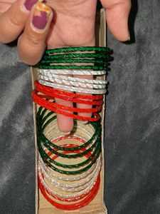 Tiranga Bangles Set