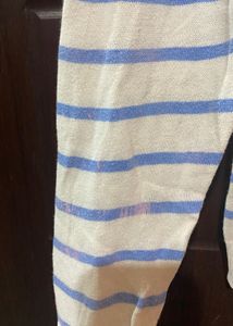 Blue Stripe Pullover Shirt