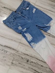 Ripped Ombre Jeans