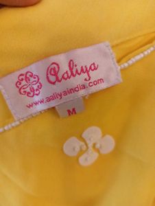 Aaliya Sunshine Yellow Embellished Dress