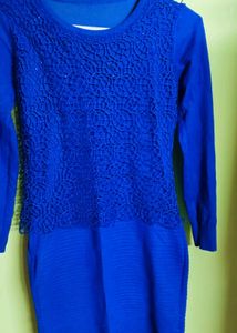 Light Blue Colour Bodycon Dress