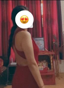 shein jumpsuit red