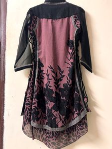 Georgette Top Mauve Shade