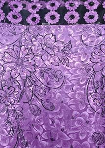 Purple Floral Fabric