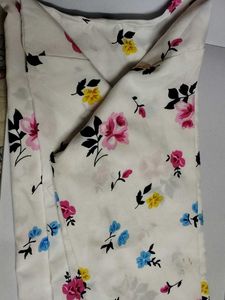 Vintage Floral Print Top