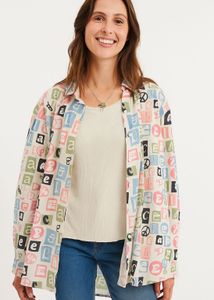 Graphic Oversized Shirt For Women