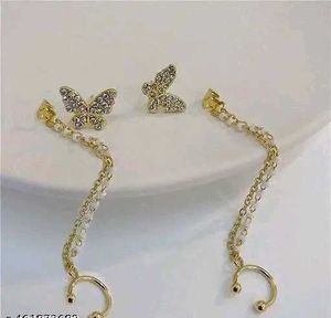Butterfly Chain Earrings
